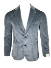 L.B.M. 1911 TAILORED CORDUROY SPORT COAT - CADET BLUE