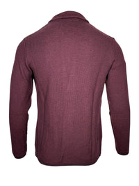 MAURIZIO BALDASSARI WOOL-COT SWACKET - VIOLET GRAPE