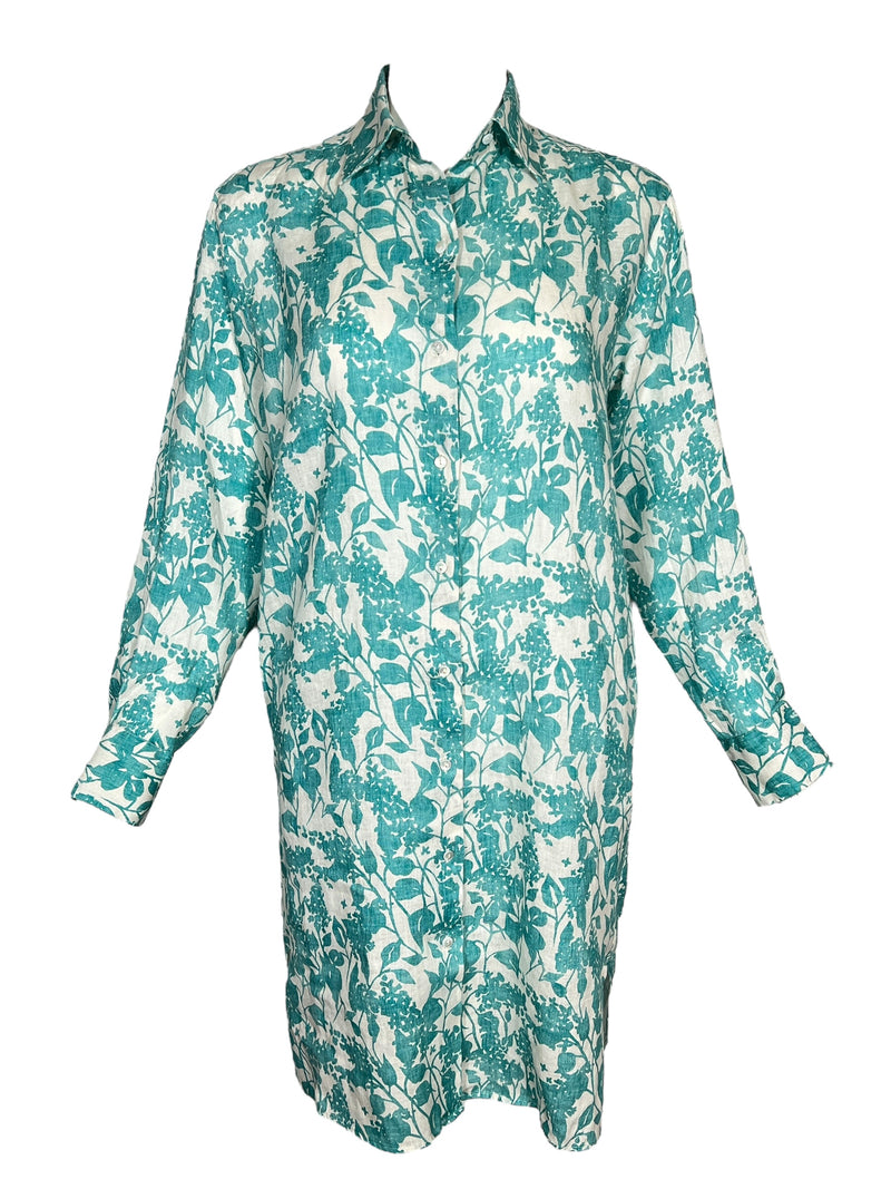 turquoise shirt dress Turquoise Shirt Tails Short Dress Vivid Hue Home