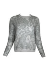 PANICALE BRILLIANT FLORAL SWEATER - FOG