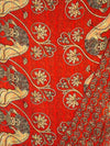 CALABRESE 1924 DOUBLE SIDED WOOL SCARF - ORANGE DRAGON