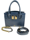 CUOIERIA FIORENTINA BELLA MINI TOTE - NAVY