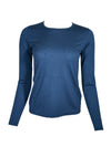 KINROSS LONG SLEEVE CREW SWEATER - SAPPHIRE