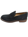 ELEVENTY MEN'S SUEDE PENNY LOAFER - BLACK