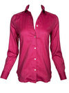 GIANGI NAPOLI WOMEN'S REBECCA SOFT HERRINGBONE SHIRT - MAGENTA