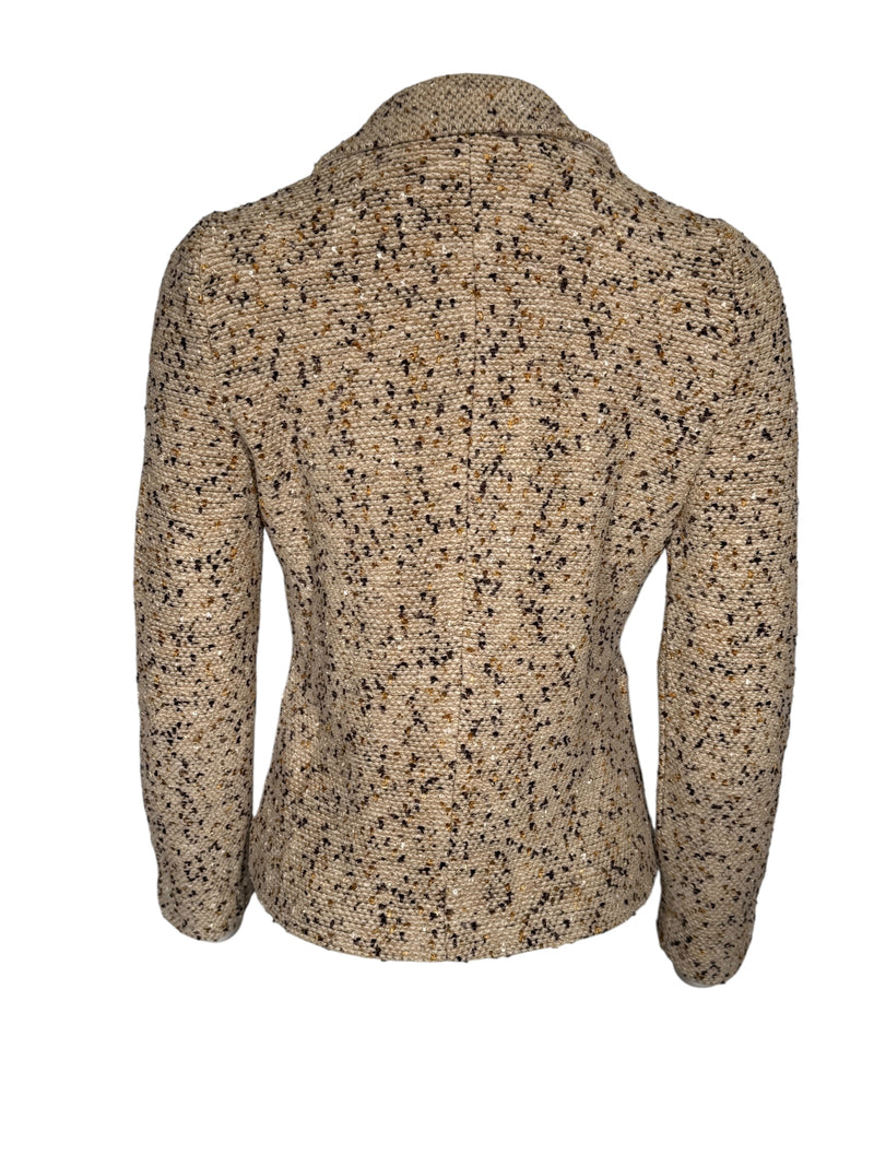 AMINA RUBINACCI SOFT BLAZER - NOCCIOLA