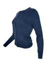 REPEAT CASHMERE CARDIGAN - NIGHT BLUE