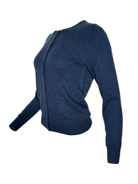 REPEAT CASHMERE CARDIGAN - NIGHT BLUE