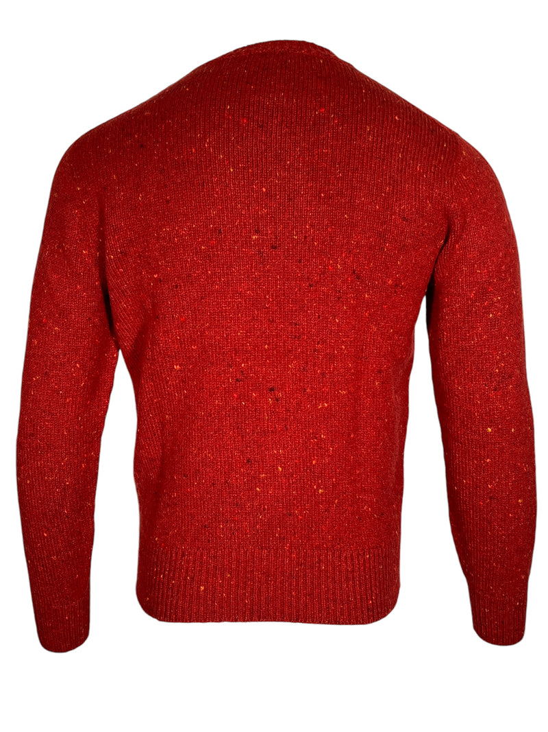 INIS MEAIN DONEGAL WOOL/CASHMERE CREW NECK SWEATER - BACCA