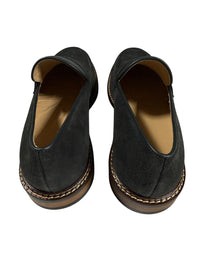 ELEVENTY MEN'S SUEDE PENNY LOAFER - BLACK