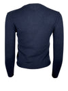 BASE MILANO WOOL/CASHMERE ROUNDNECK SWEATER - DARK BLUE