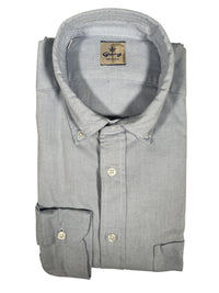 GIANGI NAPOLI MEN'S SHIRT - SOLID LIGHT BLUE FLANNEL