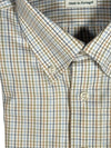 ALAN PAINE CLASSIC FIT SHIRT - BLUE/TAN/GREEN CHECK