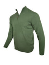 ALAN PAINE HANBURY CASHMERE 1/4 ZIP SWEATER - COASTAL RANGE
