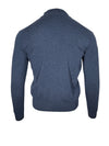 ADESI CASHMERE MEN'S TIPPED 1/2 ZIP SWEATER - CORSARO/SHARK
