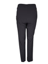 ESTELLE AND FINN FRONT ZIP ANKLE PANT - NAVY STRETCH CREPE