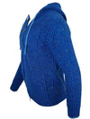 CORGI SUMMIT HOODED SWEATER - DEEP BLUE/COBALT MIX