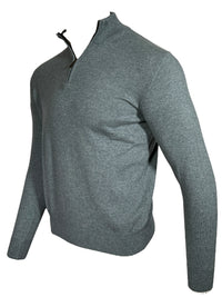 ADESI CASHMERE MEN'S 1/2 ZIP SWEATER - TEMPESTA