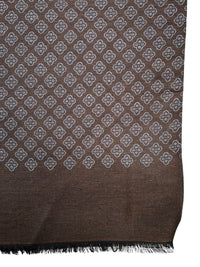 BIGI QUATREFOIL SCARF - BROWN