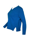 PUROTATTO CASHMERE V-NECK SWEATER - BLUETTE