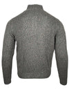FEDELI BABY ALPACA 1/4 ZIP SWEATER - OLIVE & TAN MIX