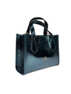CUOIERIA FIORENTINA DORA SMALL TOTE - METALLIC TEAL
