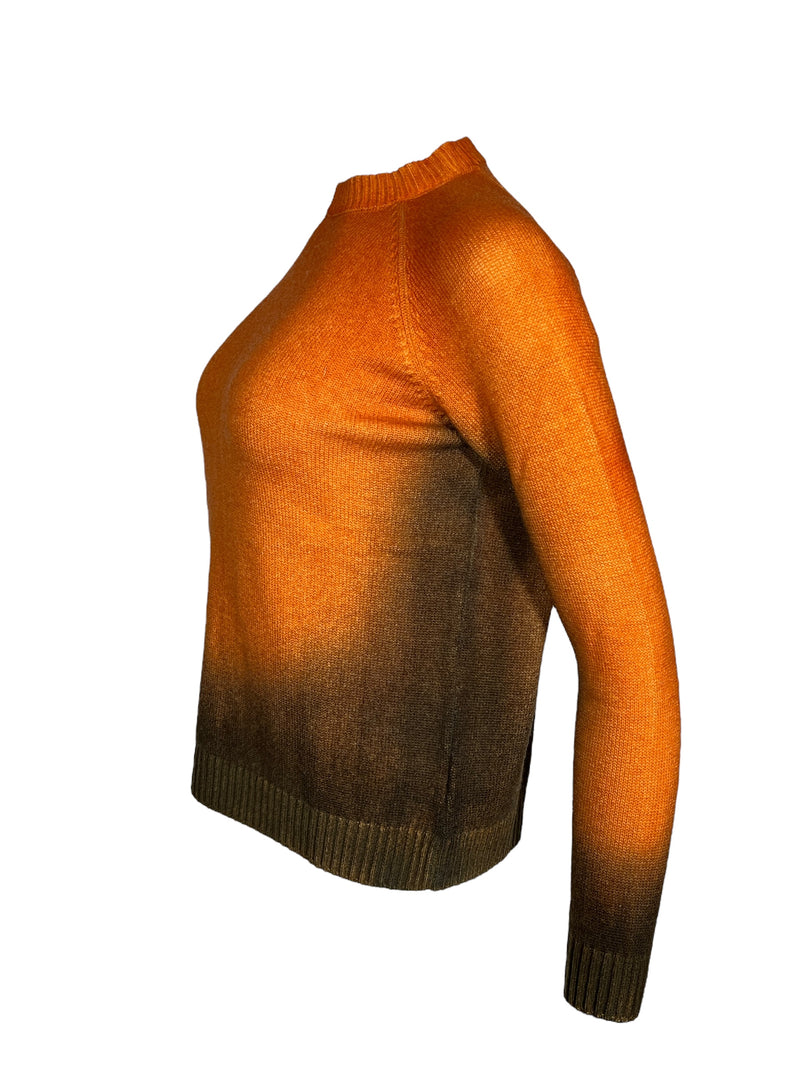 ADESI CASHMERE OMBRÉ SWEATER - SANCHO/LEAF