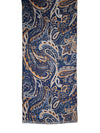 ALTEA PAISLEY SCARF - NAVY/YELLOW