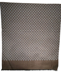 BIGI QUATREFOIL SCARF - BROWN