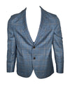 OARS & OLD IVY WOOL BLEND SPORT COAT - BLUE/TAN CHECK