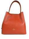 CUOIERIA FIORENTINA CANDY BUCKET BAG - BRICK