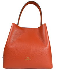 CUOIERIA FIORENTINA CANDY BUCKET BAG - BRICK