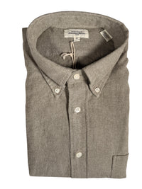 HARTFORD MEN'S CASUAL FLANNEL SHIRT - SAGE