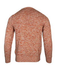 SETTEFILI CASHMERE CREW SWEATER - ORANGE