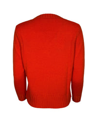 PUROTATTO CASHMERE V-NECK SWEATER - PEPERONCINO