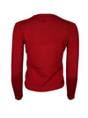 BASE MILANO WOOL/CASHMERE ROUNDNECK SWEATER - RED