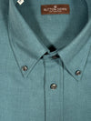 BUTTON DOWN SPORT SHIRT - BRUSHED COTTON/WOOL TEAL