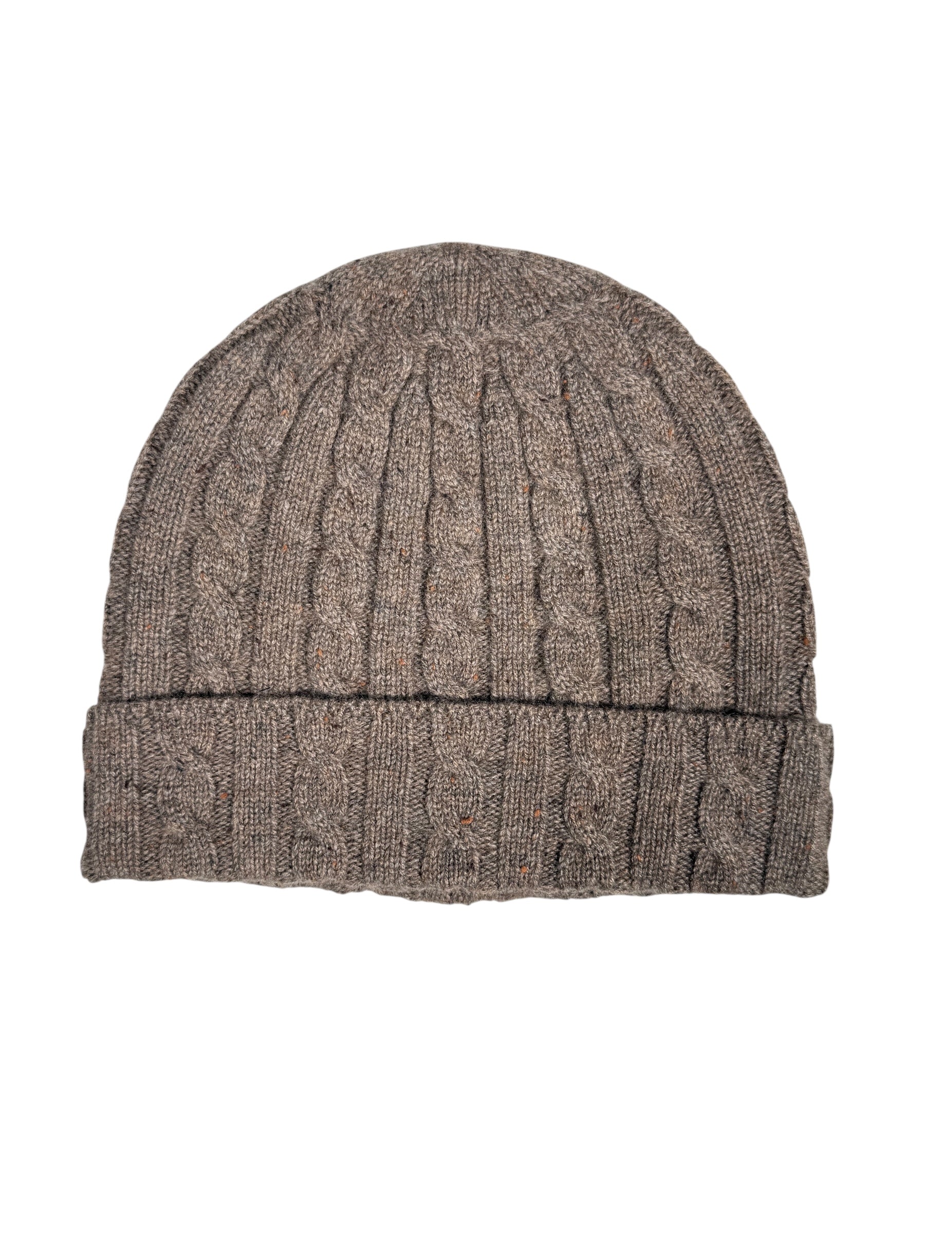 ALAN PAINE ROCHESTER CASHMERE KNIT HAT - WOODY