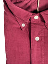 HARTFORD MEN'S CASUAL CORDUROY SHIRT - HARVARD RED