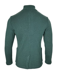 ADESI CASHMERE MEN'S SWEATER JACKET - GREEN