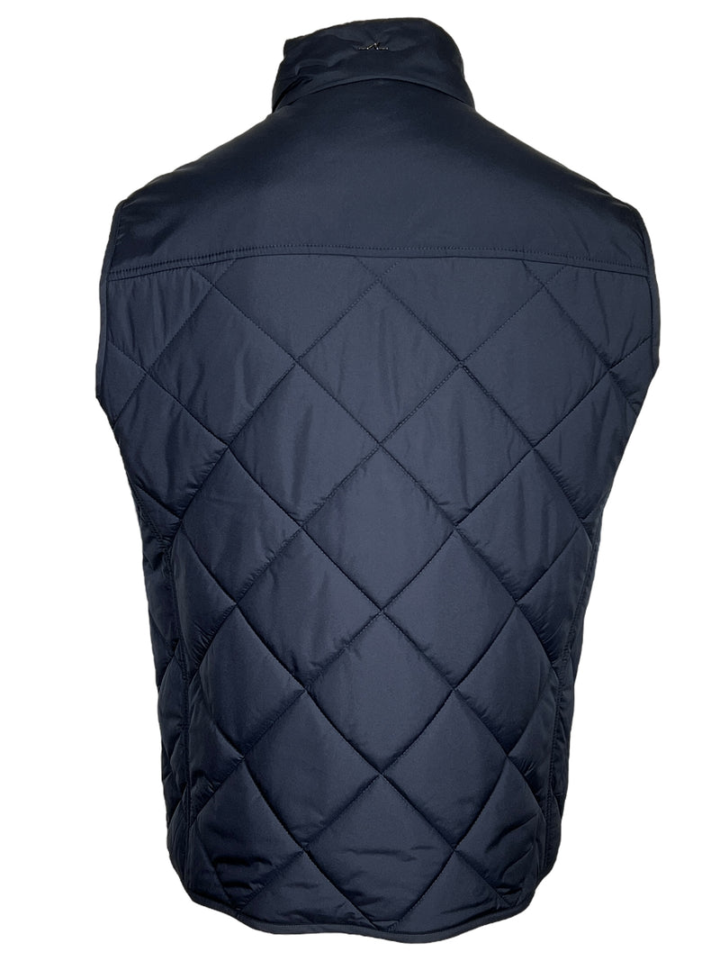 PAUL & SHARK MEN'S SAVE THE SEA QUILTED VEST - NAVY