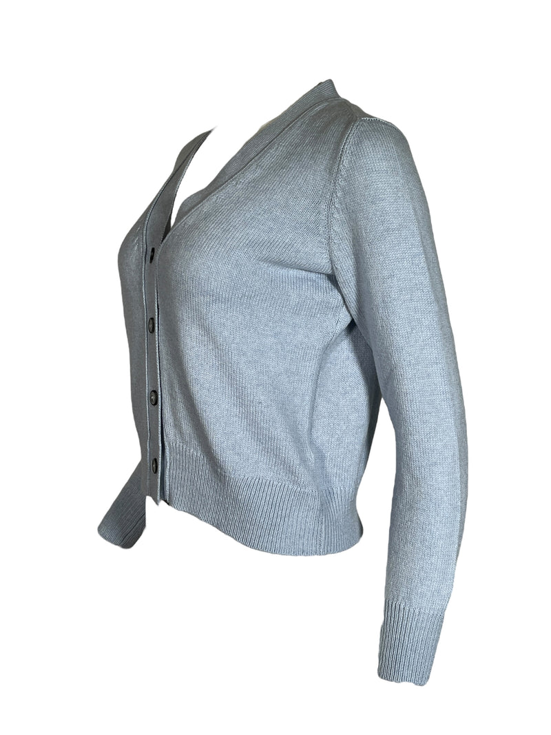 GRAN SASSO WOMEN'S CASHMERE CARDIGAN - LIGHT BLUE