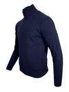 FLY3 CASHMERE TURTLE NECK SWEATER - NAVY