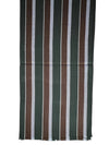 BIGI STRIPES SCARF - OLIVE/CAMEL