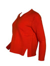 PUROTATTO CASHMERE V-NECK SWEATER - PEPERONCINO