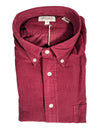HARTFORD MEN'S CASUAL CORDUROY SHIRT - HARVARD RED