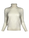 PUROTATTO CASHMERE TURTLE NECK SWEATER - LATTE