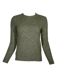 KANGRA ALPACA BLEND CREW SWEATER - MILITARE