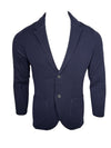 FLY3 CASHMERE & WOOL DOUBLE-FACED BLAZER - NAVY/GREY