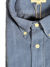 HARTFORD MEN'S CASUAL CORDUROY SHIRT - COBALT